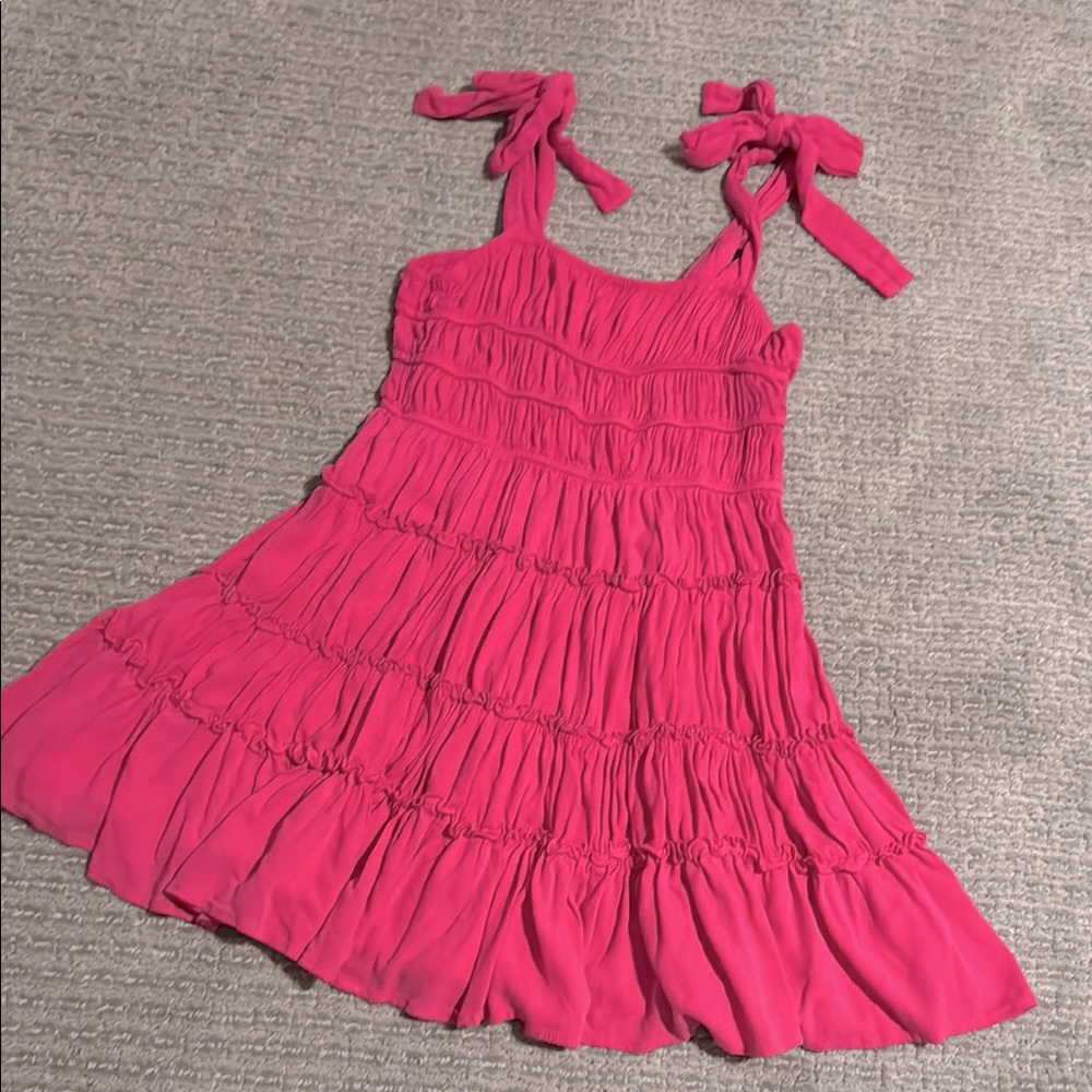 C & V CHELSEA & VIOLET SIZE L TIE STRAP DRESS